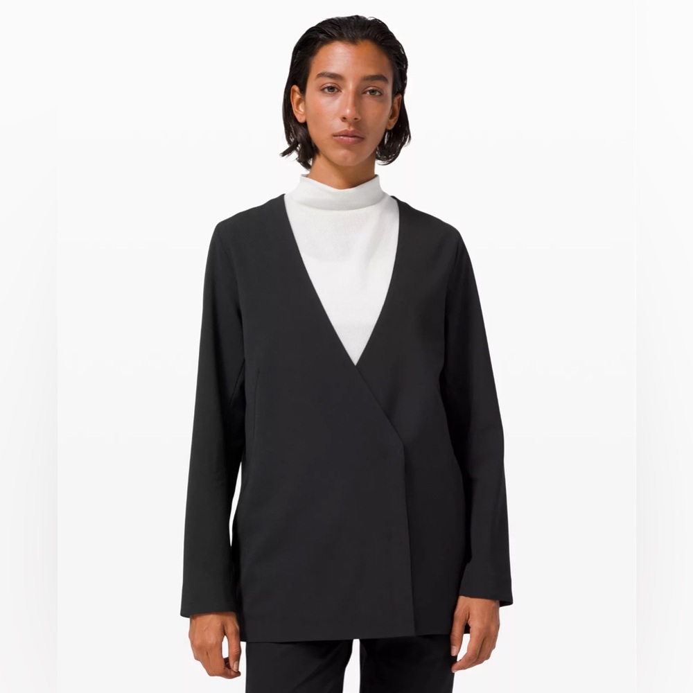 Lululemon Samat Jacket *lululemon lab Wool Blend Jacket Size L black unisex